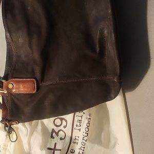 +39 brown suede purse